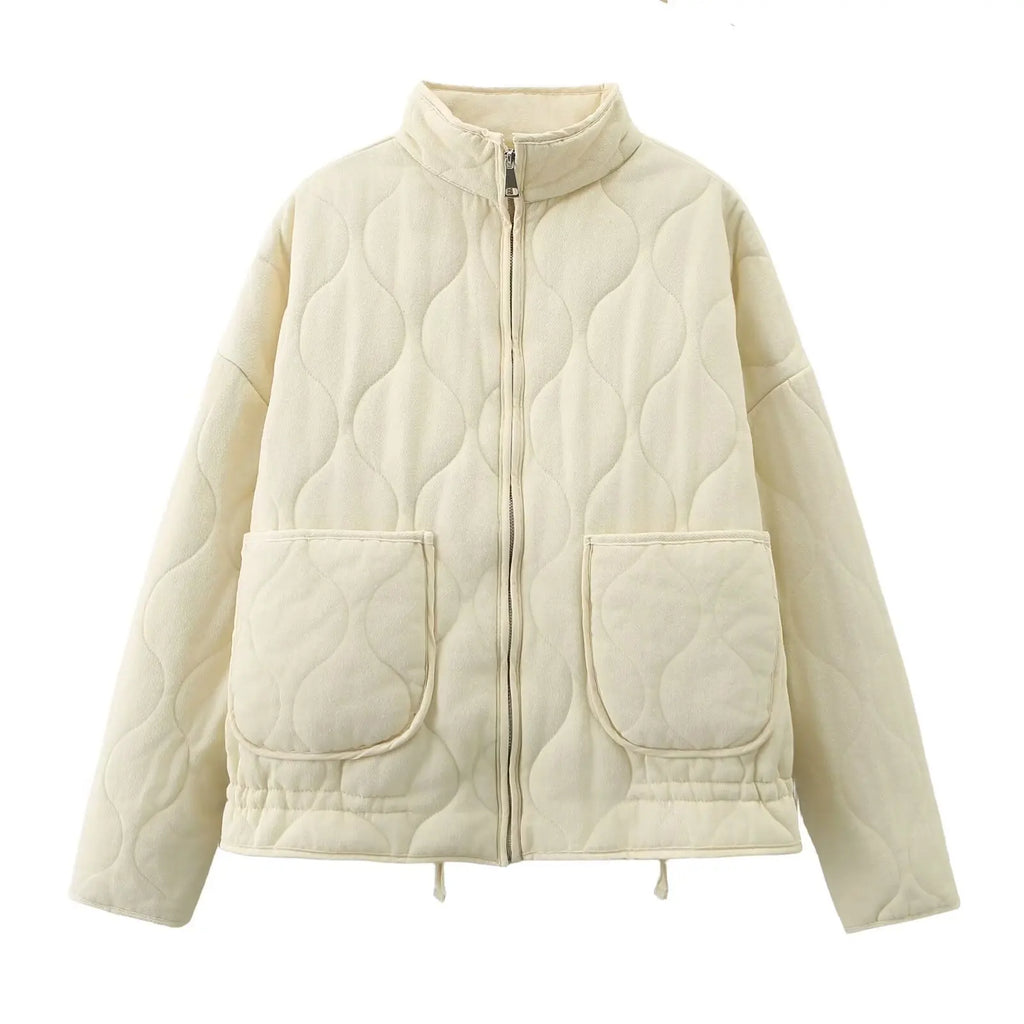 Veste rembourrée en coton pour femme